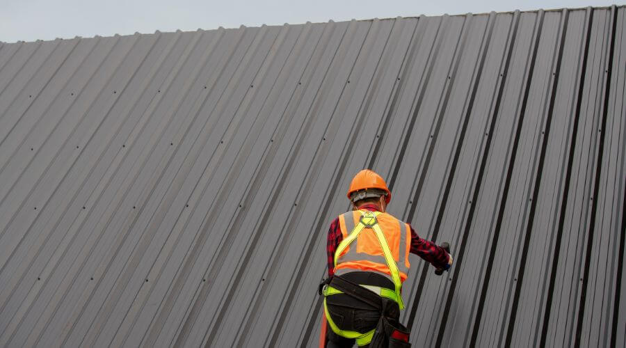 Professional metal roof installation in Ellsworth, ME